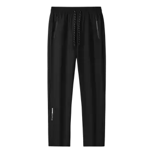 Relaxed Fit Joggers Letter Print Zipper Pockets, Elastic Drawstring Waistband, All Season Athletic & Casual Running Pants, Machine Washable Black/Blue/Dark Gray A Must Have for Outdoor Sports & Casual Wear