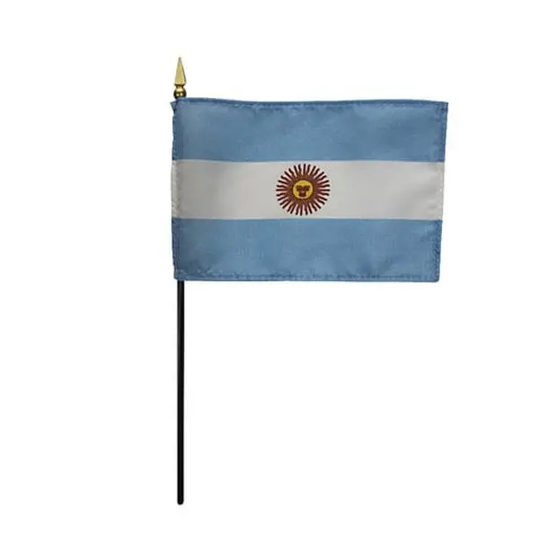 Plastic 4x6 in. EB Argentina Government-Mounted Backdrops, Festive & Party Supplies, Pack of 12