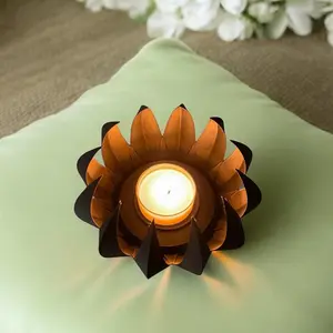 3D Printed Tealight Candle Holder: Sculptural Home Decor, Free Tealight