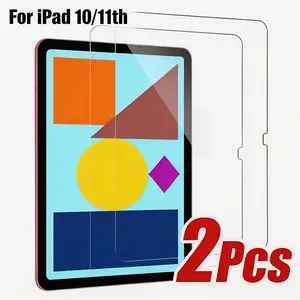 2-Pack Screen Protector for iPad 11/10 2022, 9h Hardness Tempered Glass, Matte Finish, Scratch-Resistant, Easy Install, Compatible with Face ID & Apple Pencil