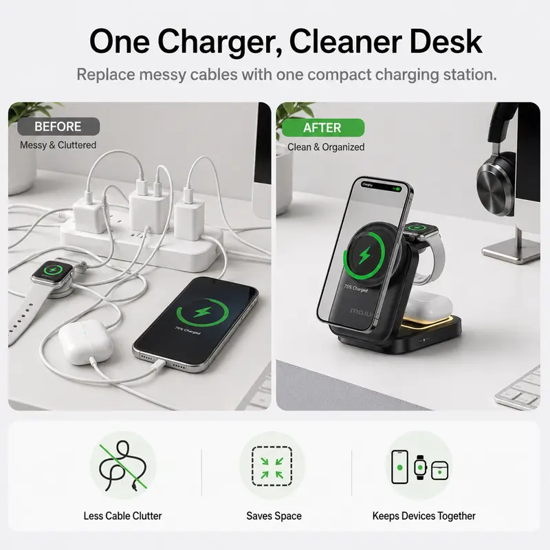 Bedside office travel hotel multi scene use
