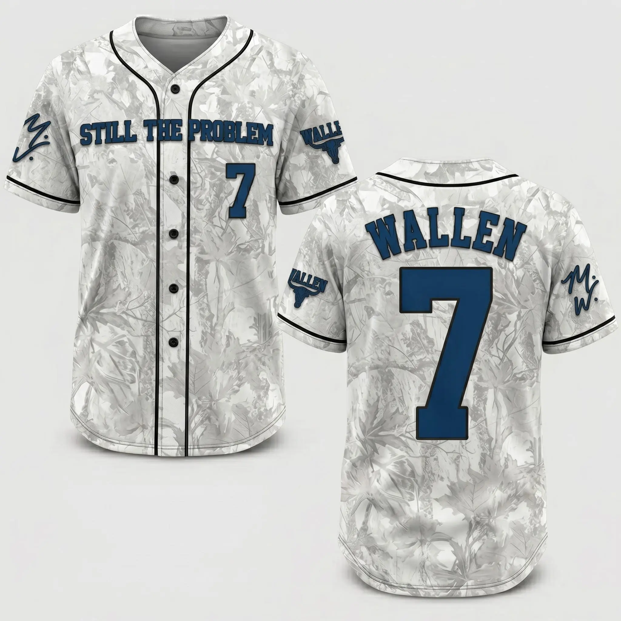 Baseball Jersey - Still Problem Camo Edition HG