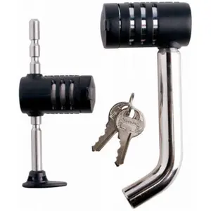 212 MAIN Master Lock 2848DAT Stainless Steel Adjustable Lock Set - Coupler Latch, Fits Receiver, 5/8-Inch, Keyed Alike