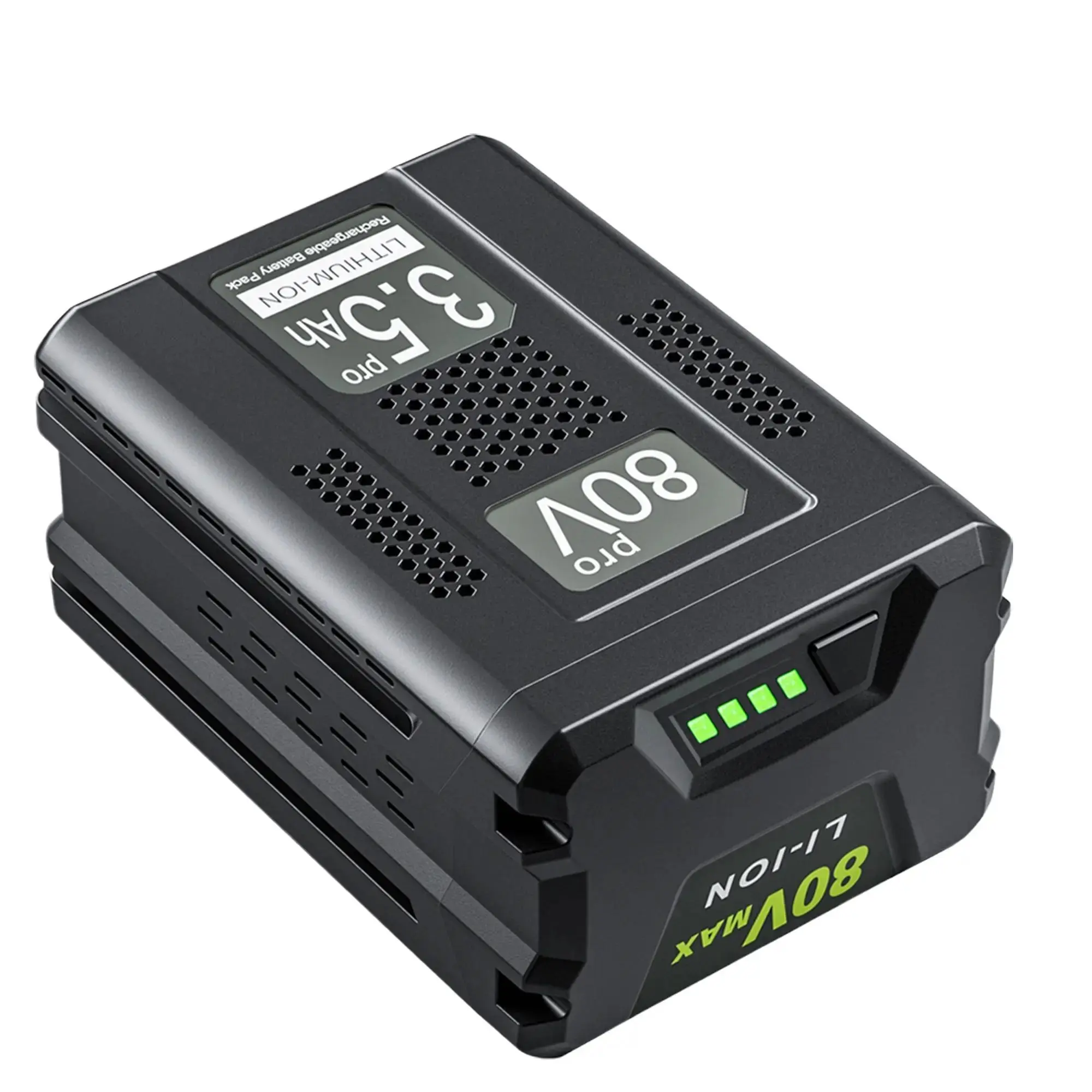 3500mAh High Capacity Replacement Batteries for Greenworks 80V PRO Lithium Ion, Compatible with GBA80200, GBA80250, GBA80300, GBA80400, GBA80500 & MAX 80-Volt Cordless Power Tools
