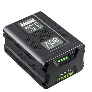 3500mAh Replacement Battery for Greenworks 80V PRO Lithium Ion GBA80200 GBA80250 GBA80300 GBA80400 GBA80500 Compatible with MAX 80-Volt Cordless Power Tools