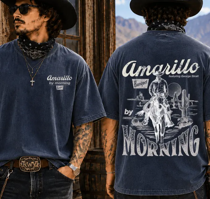 Amarilo By Morning T-shirt, King Of Country Music Sweatshirt, Hoodie