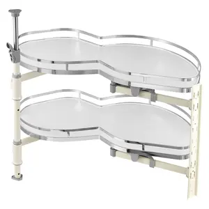 VEVOR 2 Tier Swing Right Blind Corner Cabinet Pull Out Soft Close Kitchen Organizer