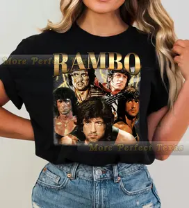Rambo-Rock T-Shirt Retro Tee Vintage Shirt