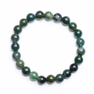 Natural water grass stone bracelet
