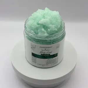 Peppermint And Spearmint Body Scrub - Pure Natural Formula for Your Skin Care Needs