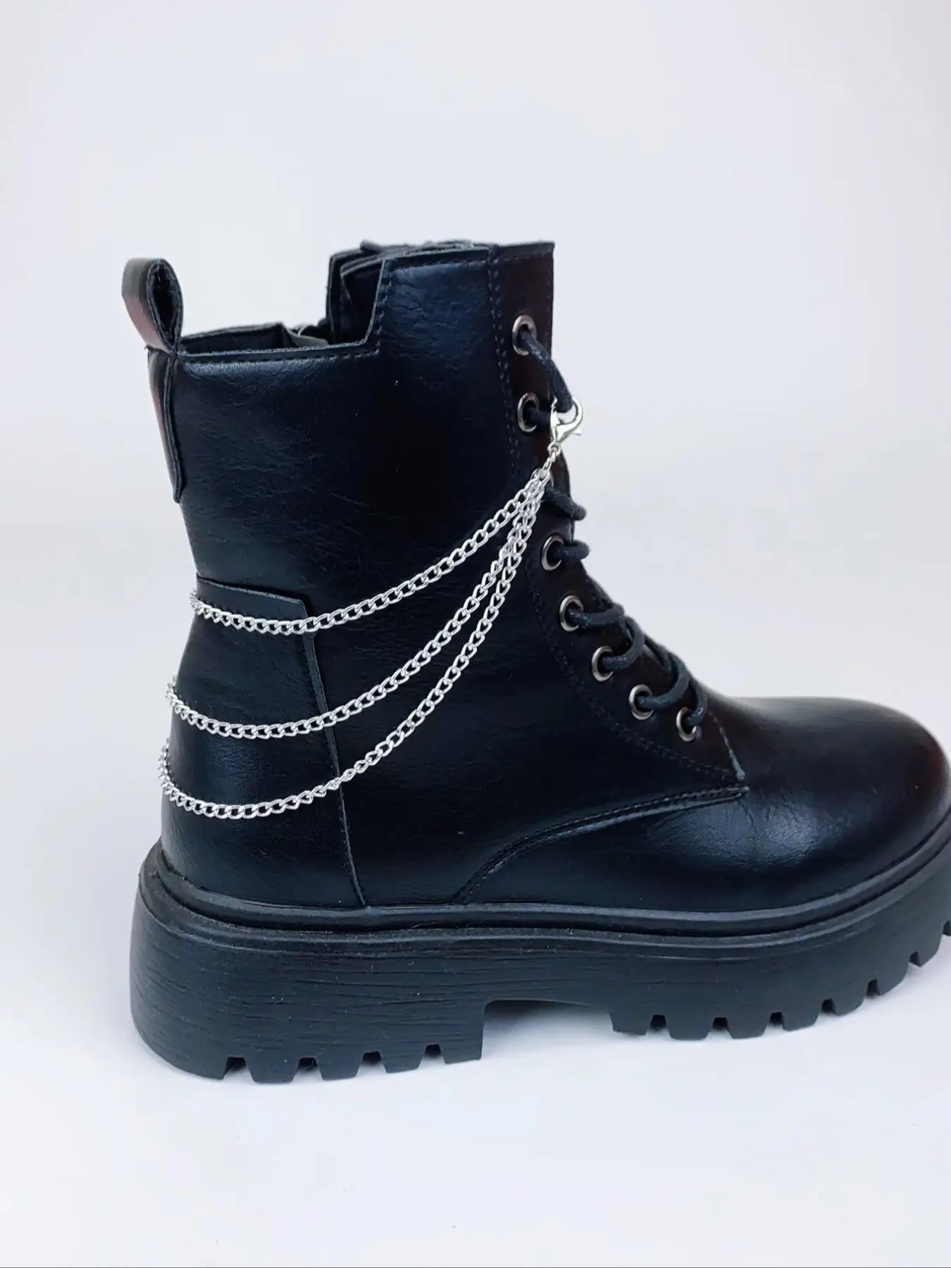 Punk Style Layered Chain Shoes Decorations, Fashionable Shoes Decorations for Women & Men, Trendy All-match & Exquisite Shoes Decorations for Birthday
