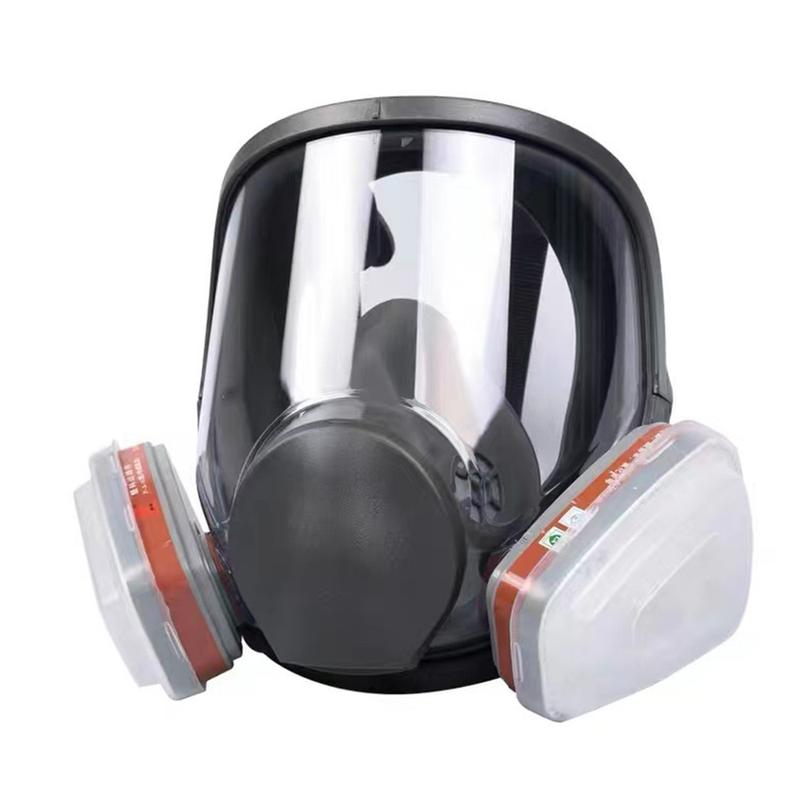 7-In-1 Chemical Spray Paint Respirator Mask, Large View Protective Face ...