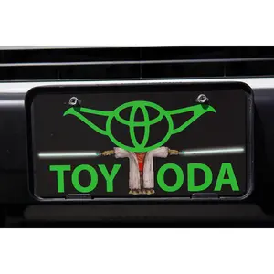 Toyoda License Plate - Original Design with Clear Markings for Easy Identification