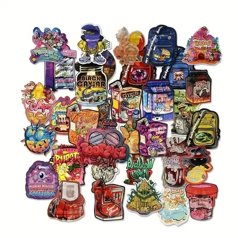 100pcs Of Mela Bags, 3.5g Plastic Packaging Bags, Polyester Film Bags, Biscuit Bags, Potato Chip Bags, Candy Bags, Gummy Candy Bags, Odorless Bags, Zipper Bags, Storage Bags, Resealable Zipper Bags, 10 Random Styles Mixed Packaging