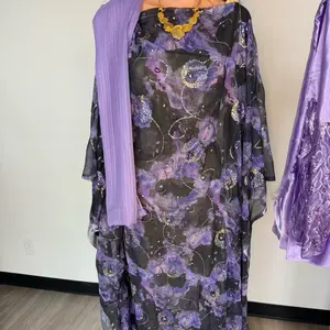 Purple & Black Somali Dirac Set
