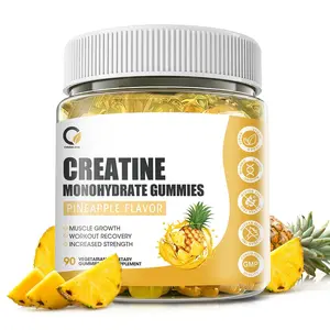 Creatine Monohydrate Gummies 3000mg, 90 Ct for Enhanced Muscle Growth, Recovery, Strength, Sugar Free Pre-Workout Supplement Healthcare Dietary