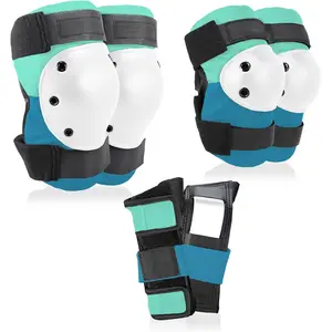 Multi-Sport Pad Set– Protective Gear for Skateboarding, Biking, Roller Skating, and Scooter
