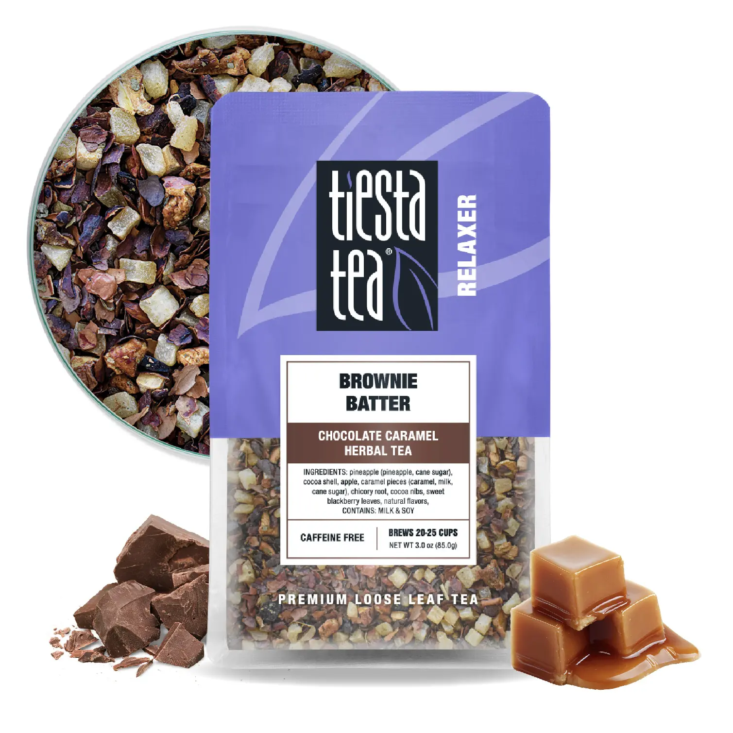 Brownie Batter Chocolate Tea, Dessert Inspired Loose Leaf Blend | Tiesta Tea