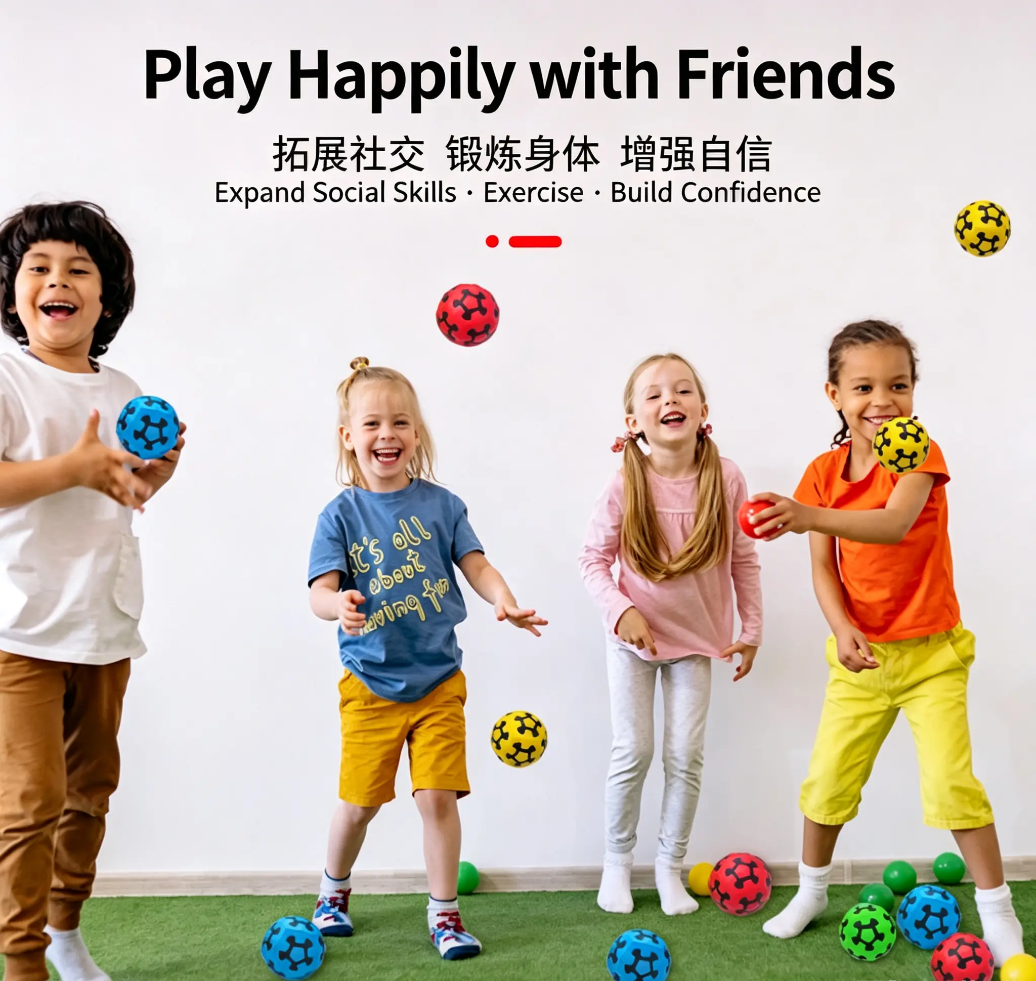 Watching your neurodivergent kid play alone hurts 💔   Regular toys overstimulate them! This odorless sensory high bounce ball is a low-stress sensory tool to help them build social skills & make friends easily 🧩 ✨