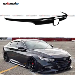 2018-2020 Honda Accord (Excl. Sport Grille) | 3Pcs Gloss Black JDM Style Front Grille Trim 🔥 #ValentinesGift  #HondaAccordMods #JDMGrilleTrim