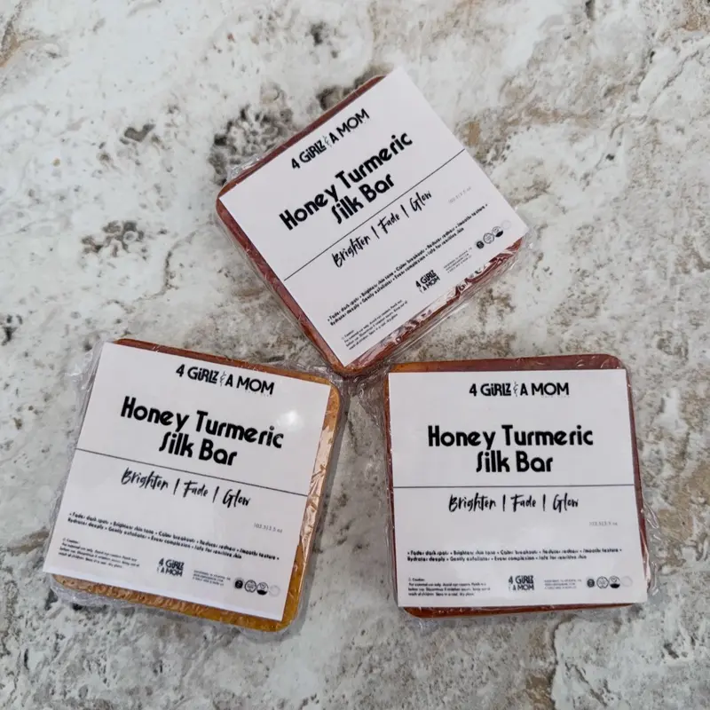 Honey Tumeric Silk Soap Bar Honey Tumeric Silk Soap Bar
