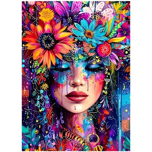 Bold & Vibrant Portrait Diamond Art Kits - 11.8"x15.7"