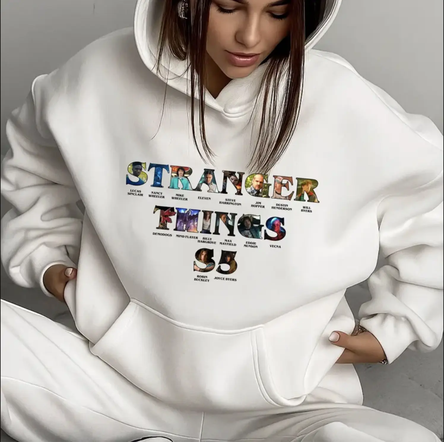 Stranger Th.in.gs Inspired T-Shirt Sweatshirt Hoodie, Vintage TV Series Graphic Shirt, Seasons 5 Fan Collection Top, Retro Unisex Streetwear Gift