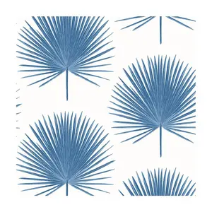 Seabrook Designs Palm Fronds Coastal Unpasted Wallpaper