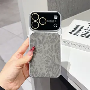 Phone Case - Phone Case: Compatible with for iphone 17 Pro Max: New Large-Window Leopard Print Case; Full-Coverage Shock-Resistant Case with Lens Protector for Iphone 14, 15, 16 Pro; for Iphone 17 Air Protective Case