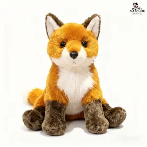 Realistic Fox Plush Toy, Lifelike Filled Animal Toy, Collector's Favorite, Soft and Cuddly, Perfect for Kids and Collectors, Stuffed Animal Gift
