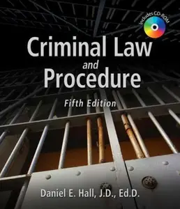 USED-Criminal Law and Procedure by Daniel E. Hall (Hardcover)