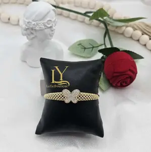 LaYaiBoutique #2072 Butterfly bangle 14k gold plated high quality