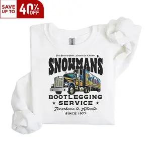 Snowman's Bootlegging Service Sweatshirt - Smokey & The Bandit Sweatshirt , Unisex Sweatshirt Casual Long Sleeve