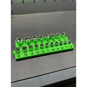 Astro Tools Nano Socket Organizer W/ Magnetic Base 6-24Mm