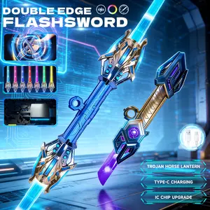 Lightsaber Toys-Color-changeable dueling lightsaber role-playing and gifts with sound effects. For children and adults role-playing, the perfect gift for Christmas.