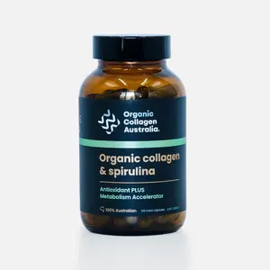 Organic Collagen with Spirulina (120 capsules)