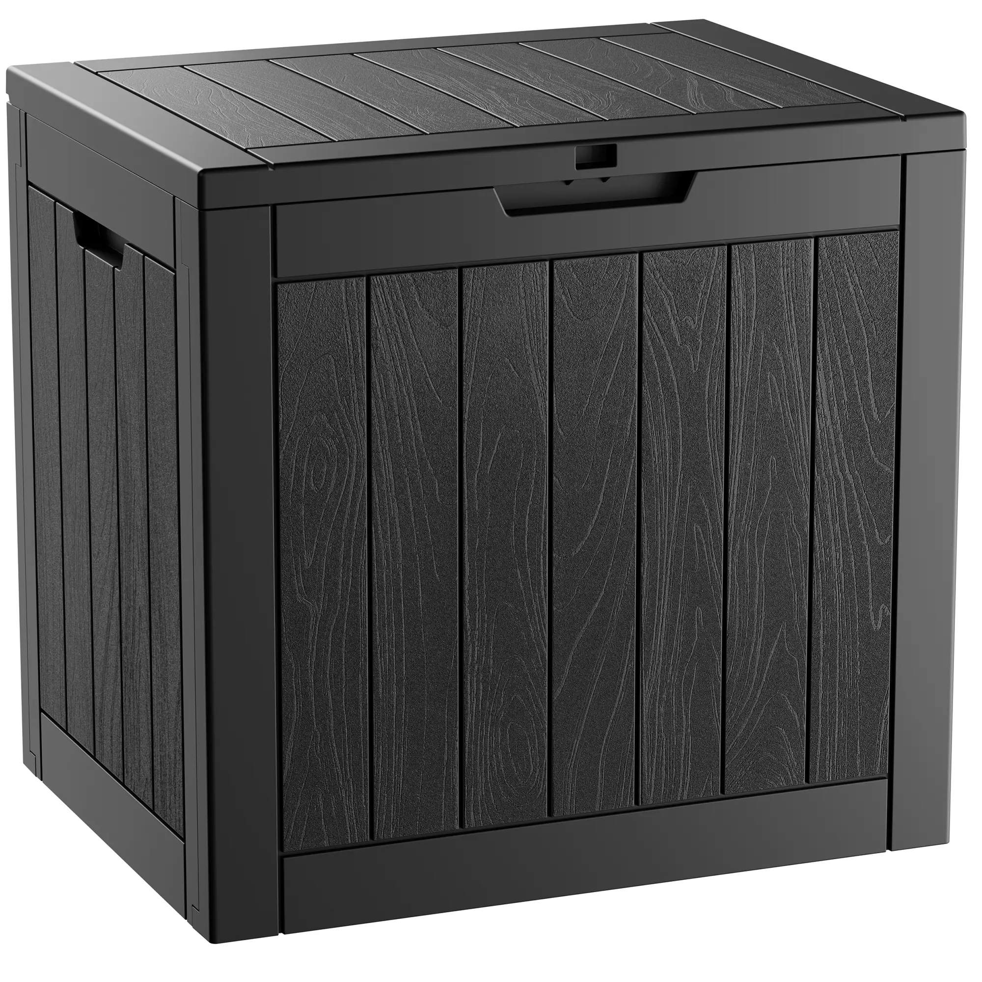 31/50 Gal Weatherproof Outdoor Storage Box – Resin Lockable Deck Box for Package Deliveries, Patio Furniture, Garden Tools, Garage & Indoor Organization, Yard, Security