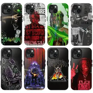 Rapper Osamason Psykotic Tour 2026 Hip Hop Music Art Heavy Duty Tough Phone Case Shockproof Drop Protection Durable Hard Cover Gift for iPhone 11 12 13 14 15 16 17 Pro Max Plus
