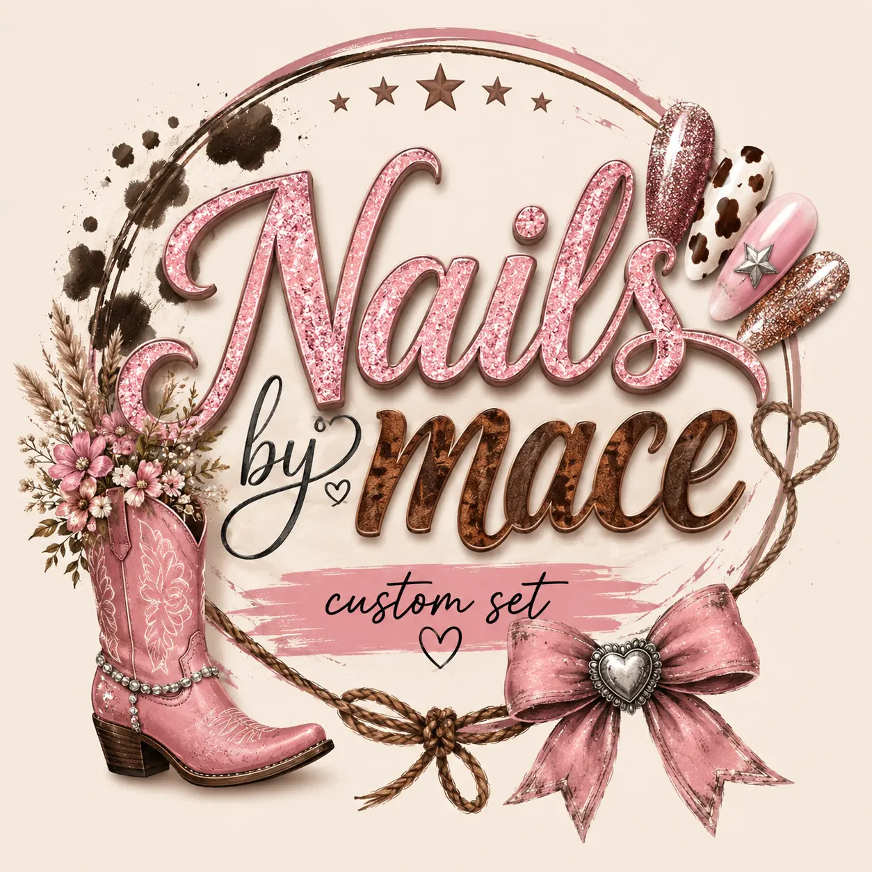 Custom nail set