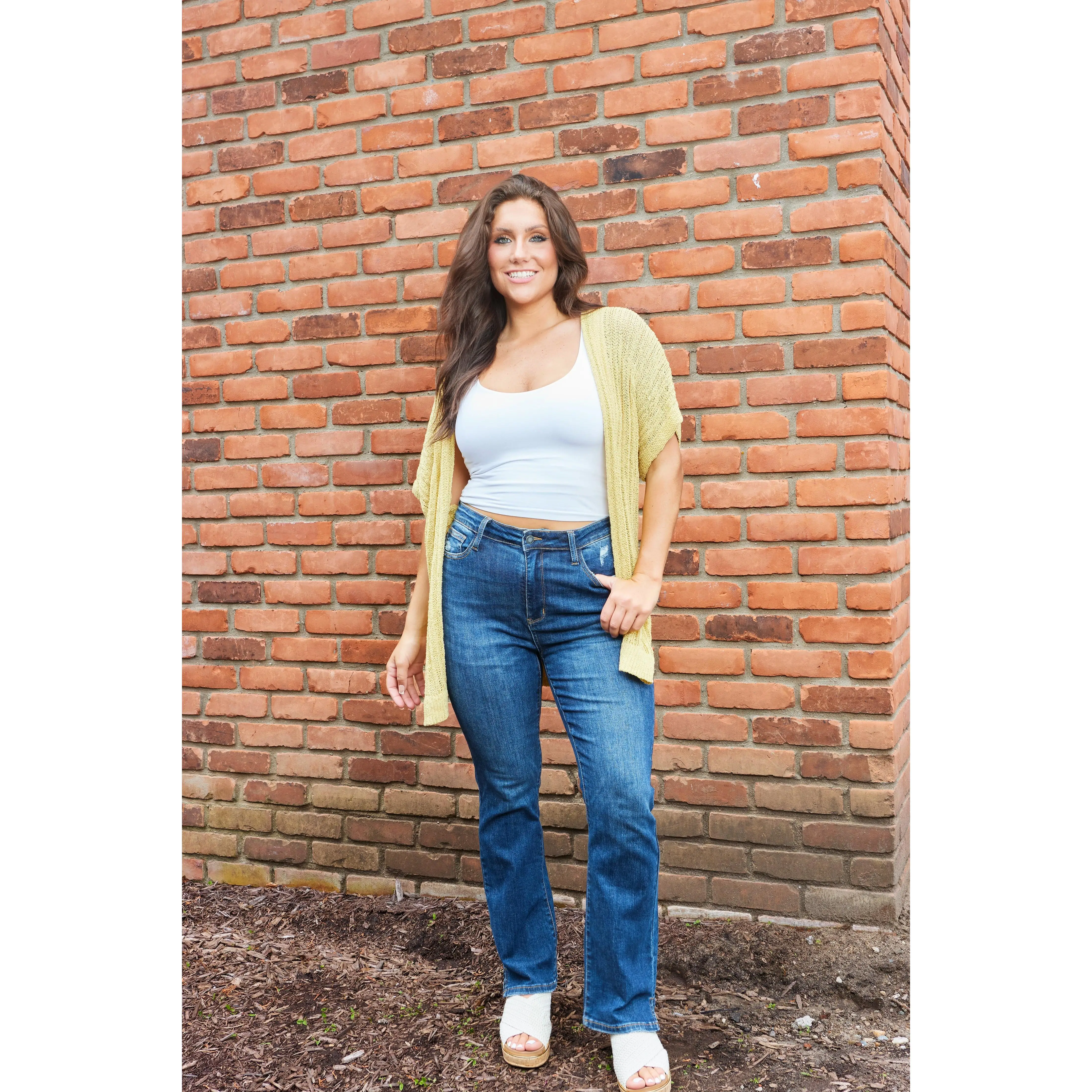 Judy Blue One For You, Me, And Her *Three Lengths* Women's High-Rise Slim Fit Bootcut Denim