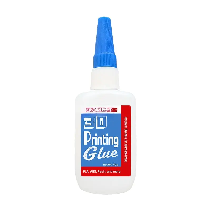 40g (1.4 oz) Precision Tip 3D Printing Glue, Professional Grade Cyanoacrylate (CA) Adhesive, Fast-Drying Bond for PLA, ABS, PETG & More