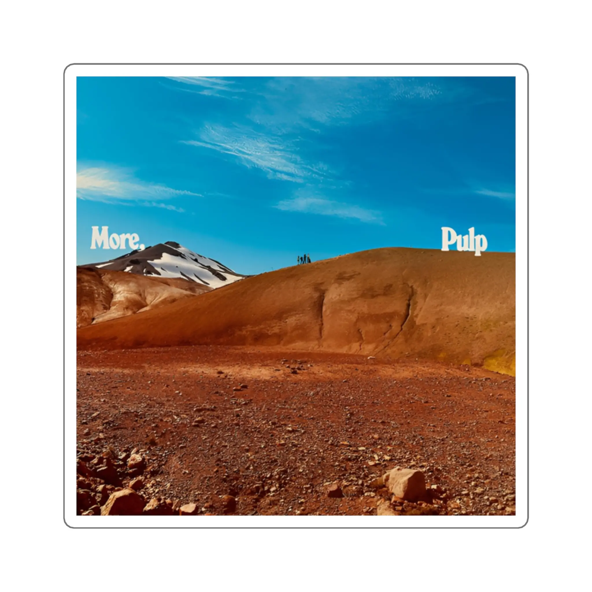 Pulp “More” Sticker | Britpop Alternative Rock Album Decal