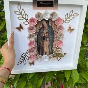 Cuadro de la virgen de Guadalupe, virgen Mary frame