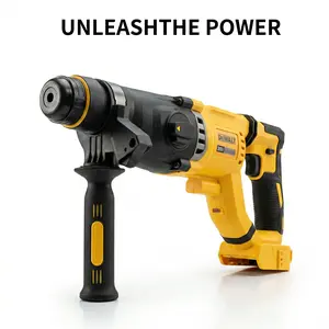 DEWALT DCH263 Heavy Duty SDS Plus Rotary Hammer Drill Professional Cordless Brushless Power Tool Concrete Drilling And Chiseling Tool For Structural Installation Anchoring And Industrial Construction Work impact ground rod