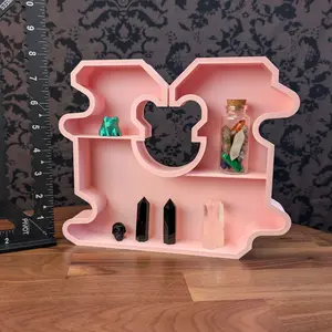 3D Printed Bread Clip Trinket Shelf - Choose Your Color!