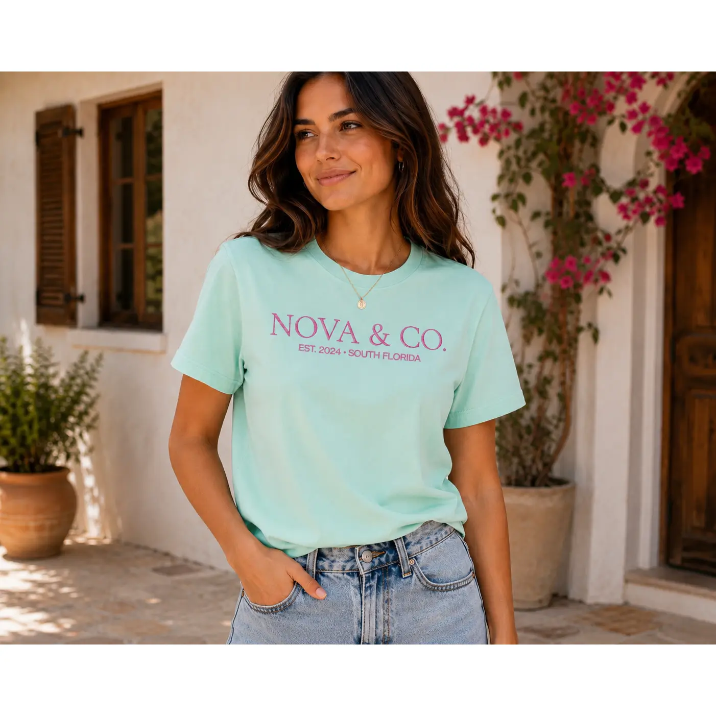 Nova & Co. Embroidered Tshirt