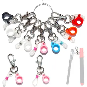 7 count Colorful Pen Clips,  Holder Clip, Badge Holder, Pen Clip with Lobster Clasp, Nurse Supplies, RN Badge Buddy, Badge Reel Accessories