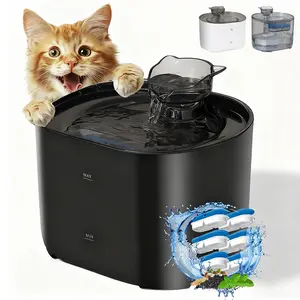 Cat Water Fountain with 6 Filters, Silent Pet Drinking Machine for Cats, Automatic Circulation for Fresh Water, Essential Pet Supply, Perfect Christmas Gift