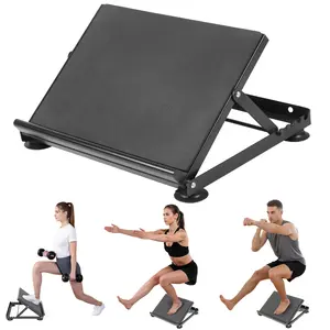 Heavy Duty Slant Board, Calf Stretcher for Squat 600lbs Weight Capacity, Adjustable Incline Balance Board for Relieving Plantar Fasciitis Achilles Tendonitis Muscle Injuries