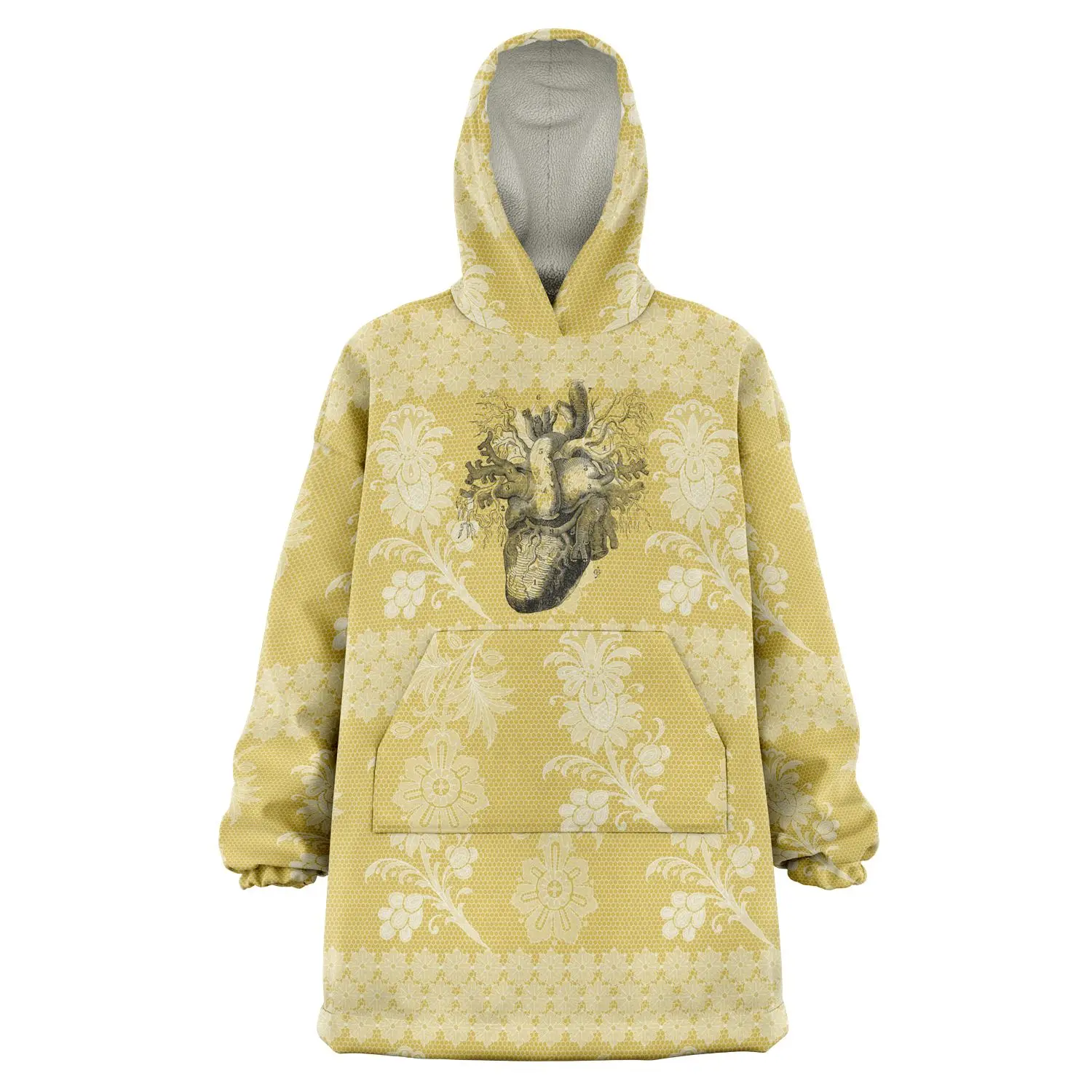 Lemony Lace Cozy Hoodie